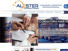 Tablet Screenshot of alester.com.mx